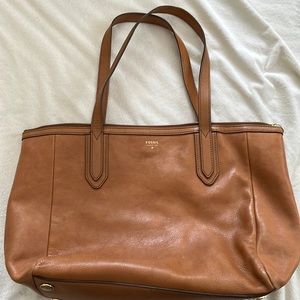Fossil leather Sydney Shopper